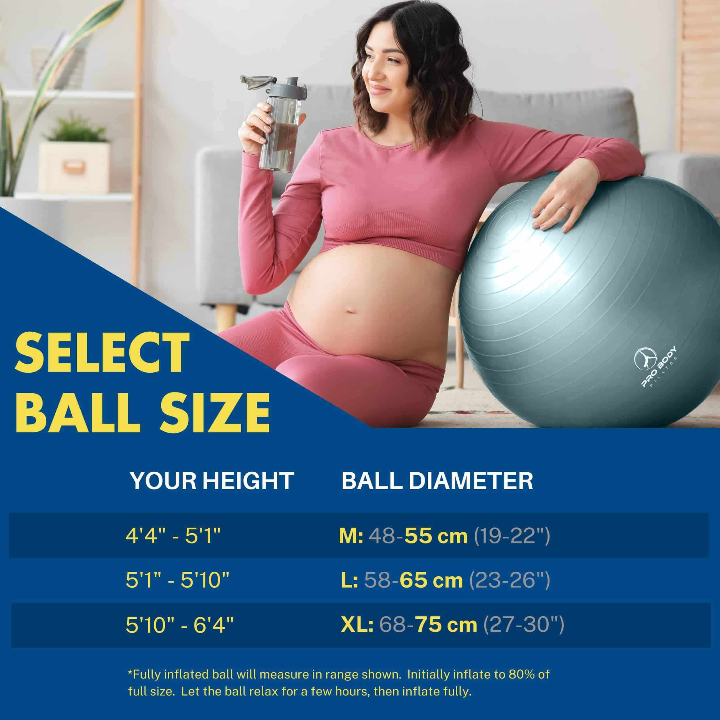 Balón de Pilates ProBody para Embarazo - Balón de Yoga para - Imagen 5