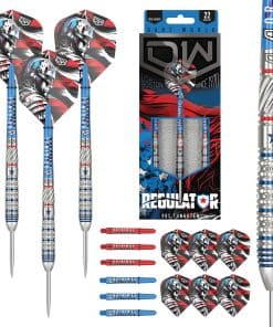 Dardos de Punta de Acero DW Regulator -Plata