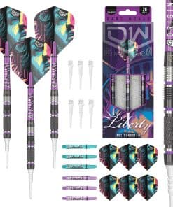 Dardos de Punta Suave DW Liberty de Tungsteno al 90%,