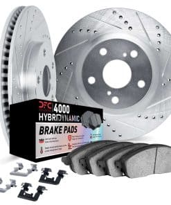 Juego de Frenos Delanteros y Discos de -Plata