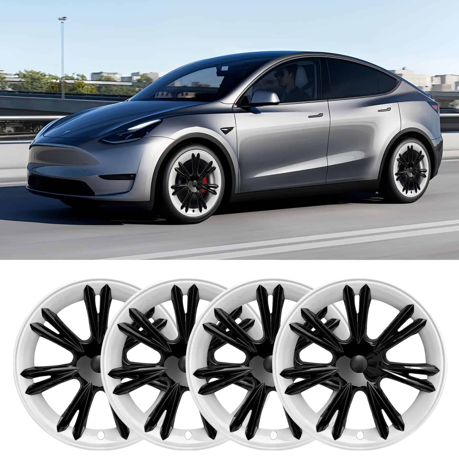 Cubiertas de rueda para accesorios Tesla Model Y 2024 de 19 - Imagen 3