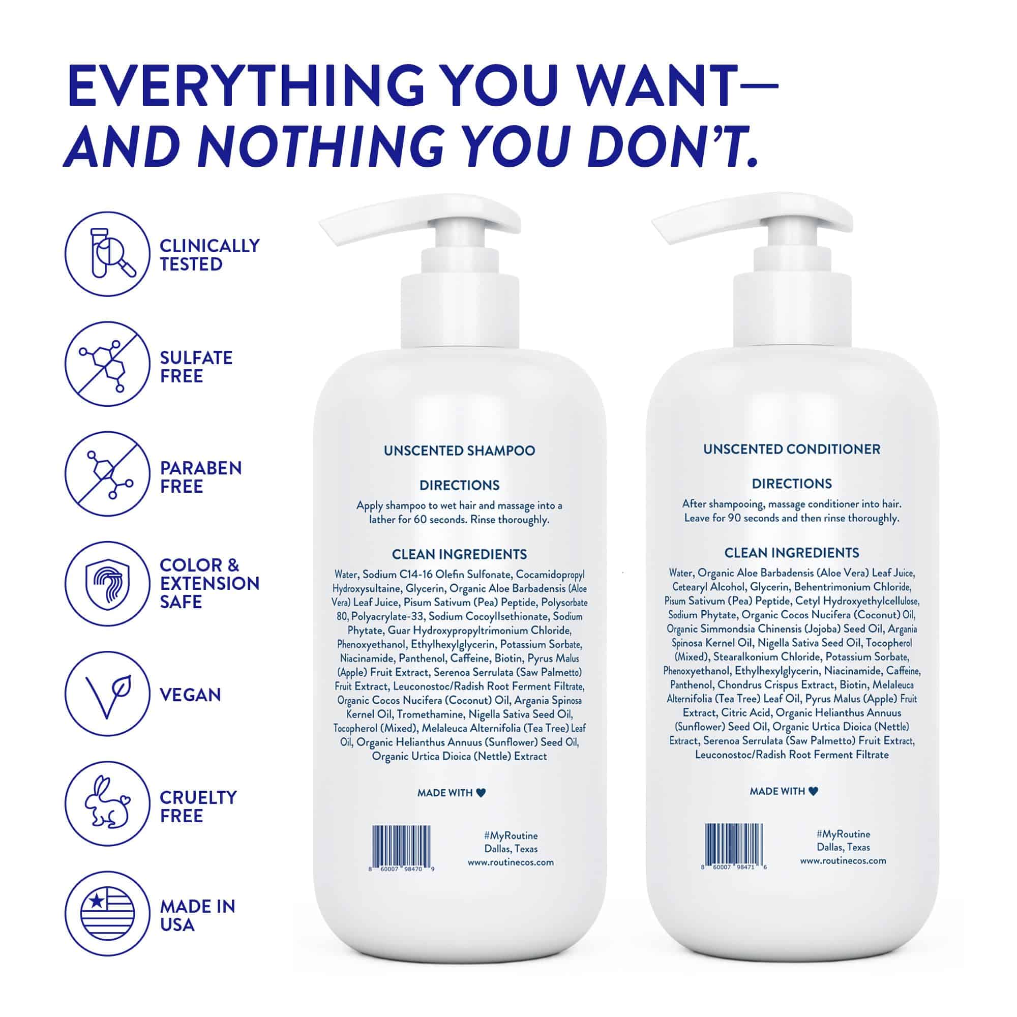 Set de Champú y Acondicionador Anti-Afinamiento de Routine - Imagen 9