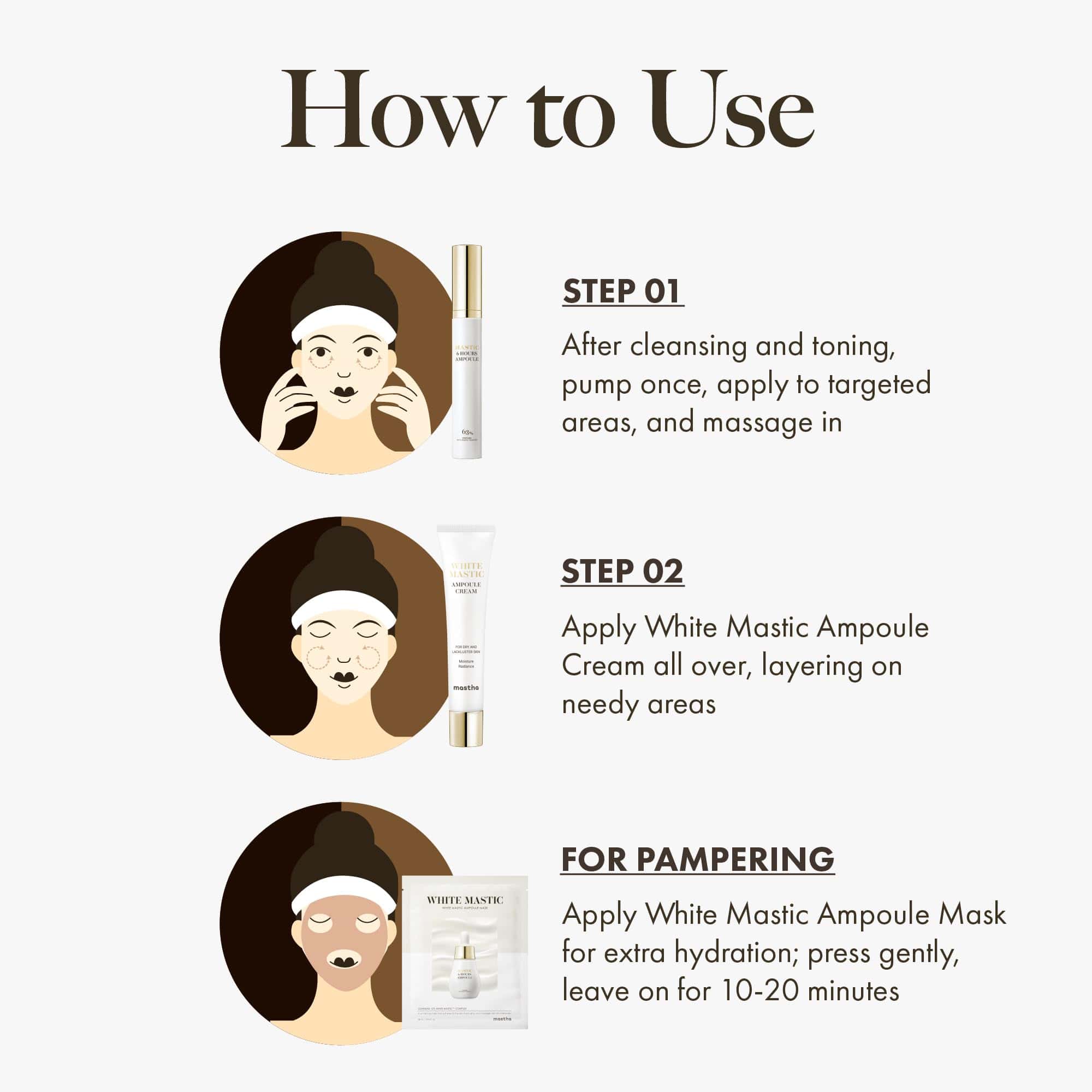 Set de Cuidado de la Piel Esencial Mastic White MASTINA - - Imagen 8