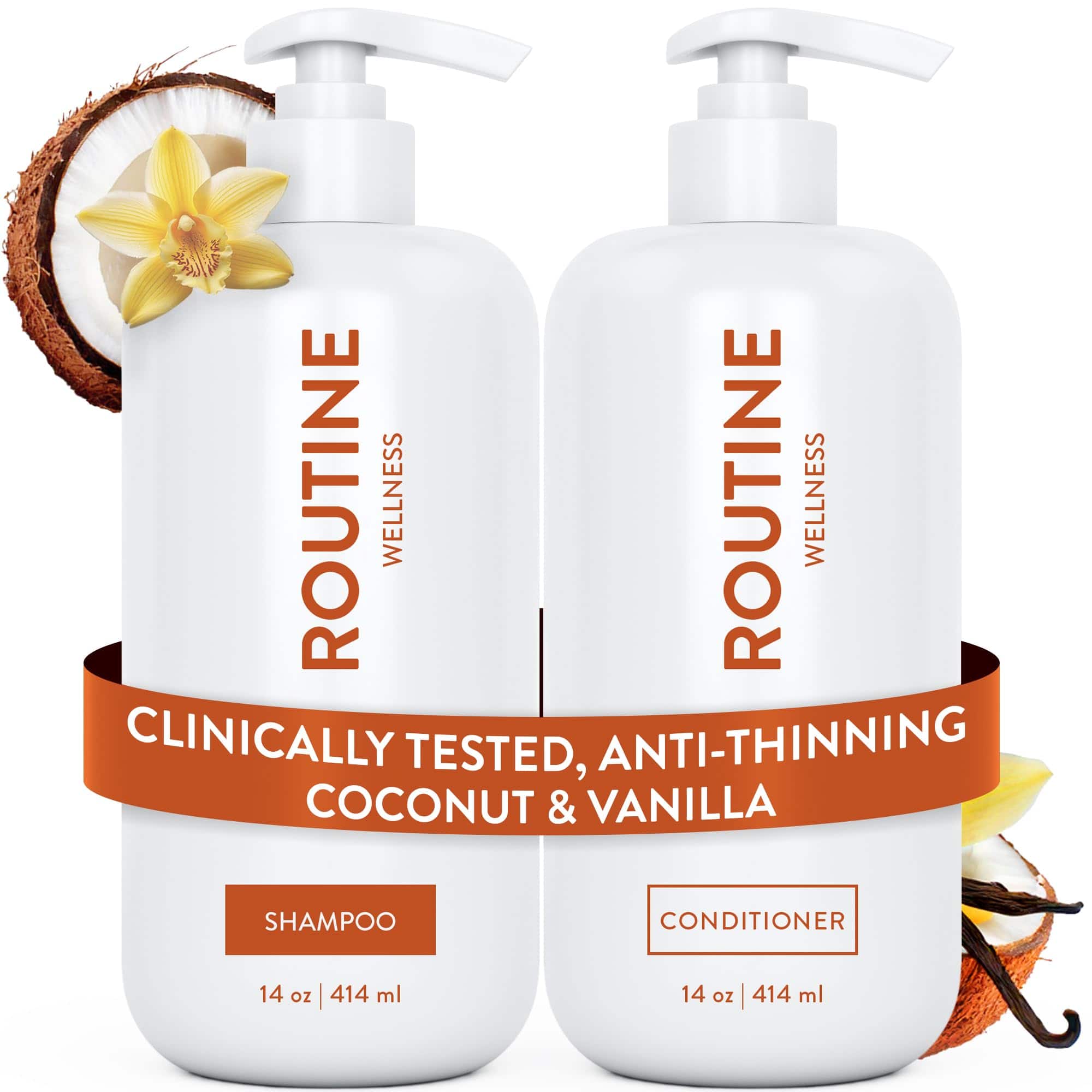 Set de Champú y Acondicionador Routine Wellness -ete de 2)