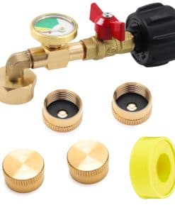 Adaptador de Recarga de Propano Newthinking para Tanques de