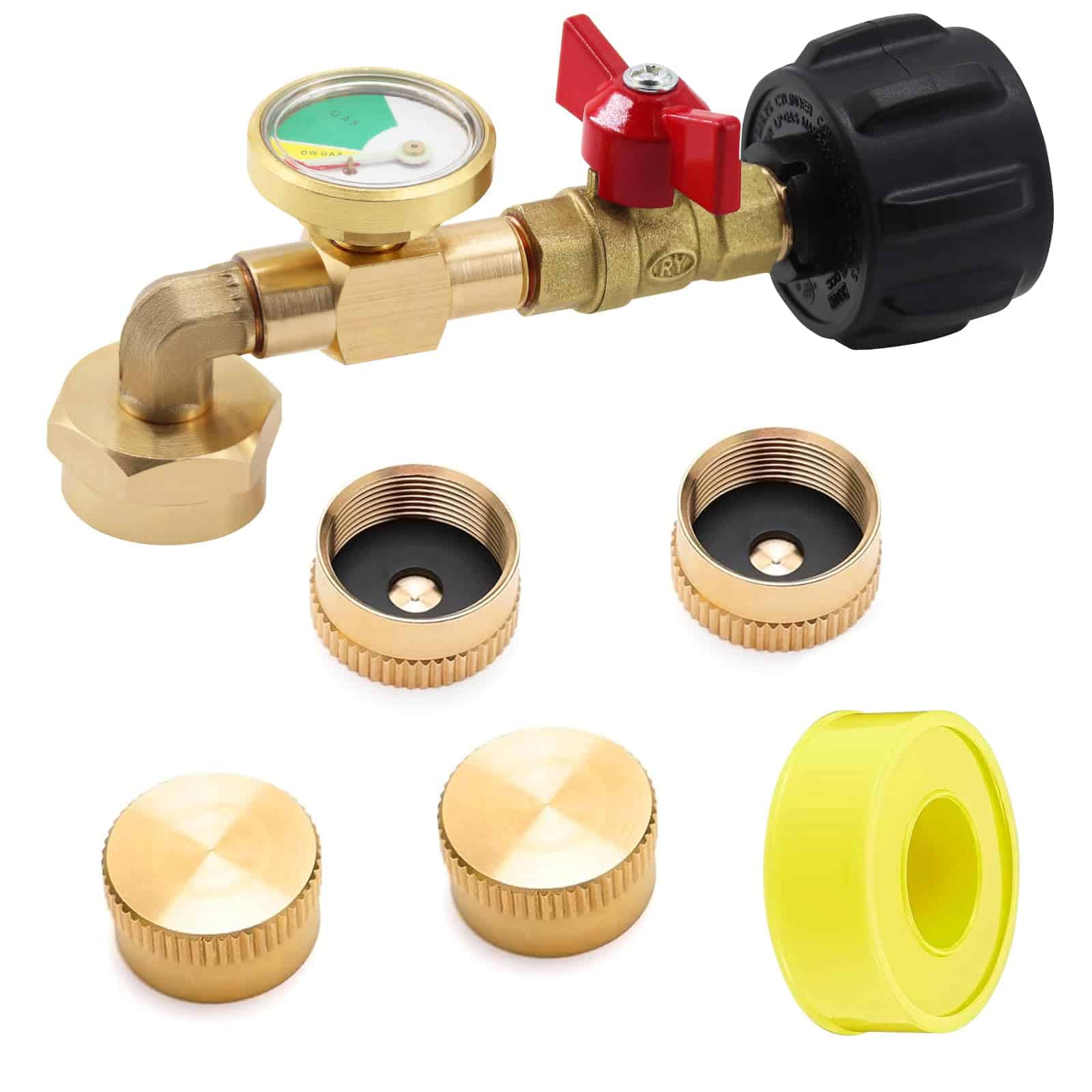 Adaptador de Recarga de Propano Newthinking para Tanques de