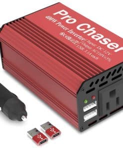 Inversor de Corriente para Automóvil Pro Chaser 400W 12V DC