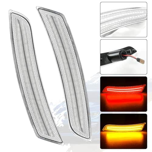 ROCCS 4PCS LED Luces de Marcador Lateral Ámbar y Rojo - Imagen 4