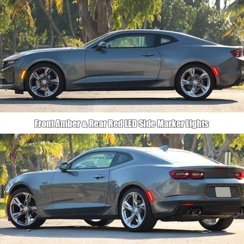 ROCCS 4PCS LED Luces de Marcador Lateral Ámbar y Rojo - Imagen 6