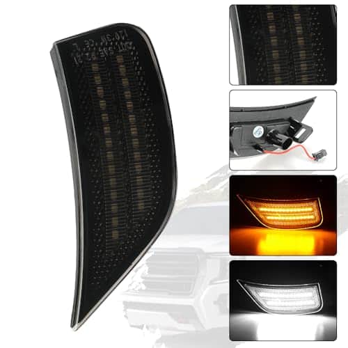 Luces indicadoras laterales LED ámbar y blanco ROCCS - Imagen 9