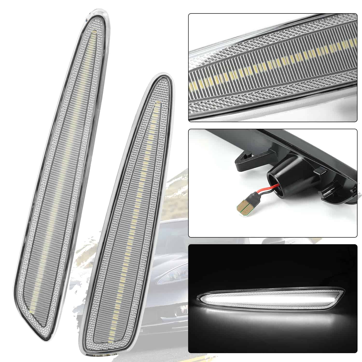 Luces de Marcador de Lateral para Corvette C6 Compatible - Imagen 6