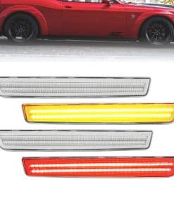 ROCCS 4PCS Luces Marcadoras Laterales LED -Ámbar Delantero +