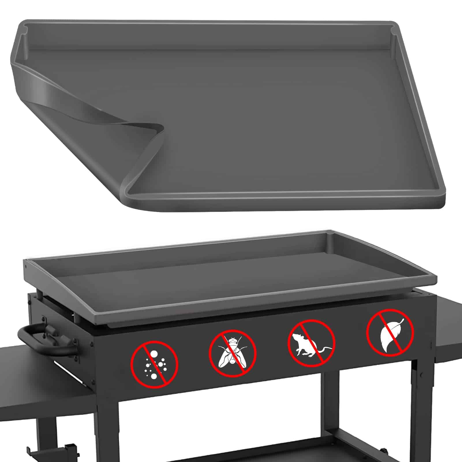 Tapete de Silicona para Parrilla de 36" para -Gris