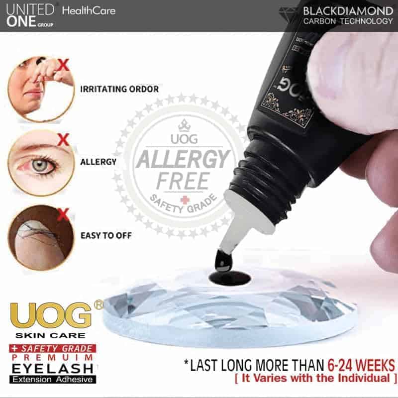 Adhesivo de extensión de pestañas UOG - Grado profesional, - Imagen 9