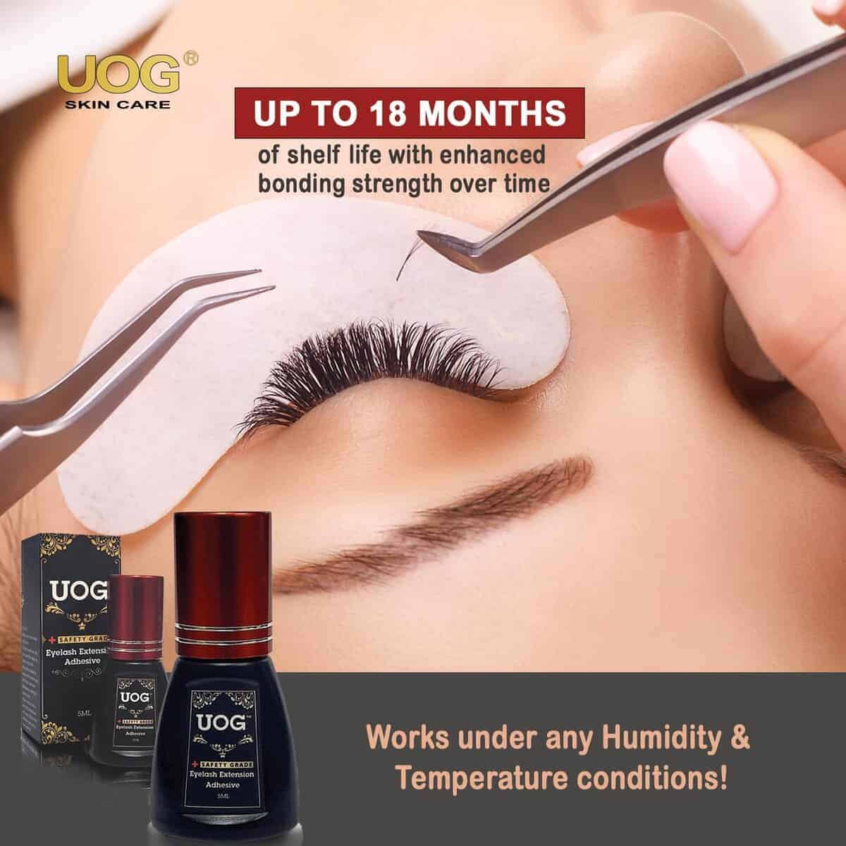 Adhesivo de extensión de pestañas UOG - Grado profesional, - Imagen 7