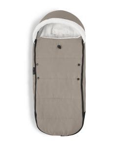 Stokke YOYO Footmuff, Taupe - Forro de Sherpa y Capucha de