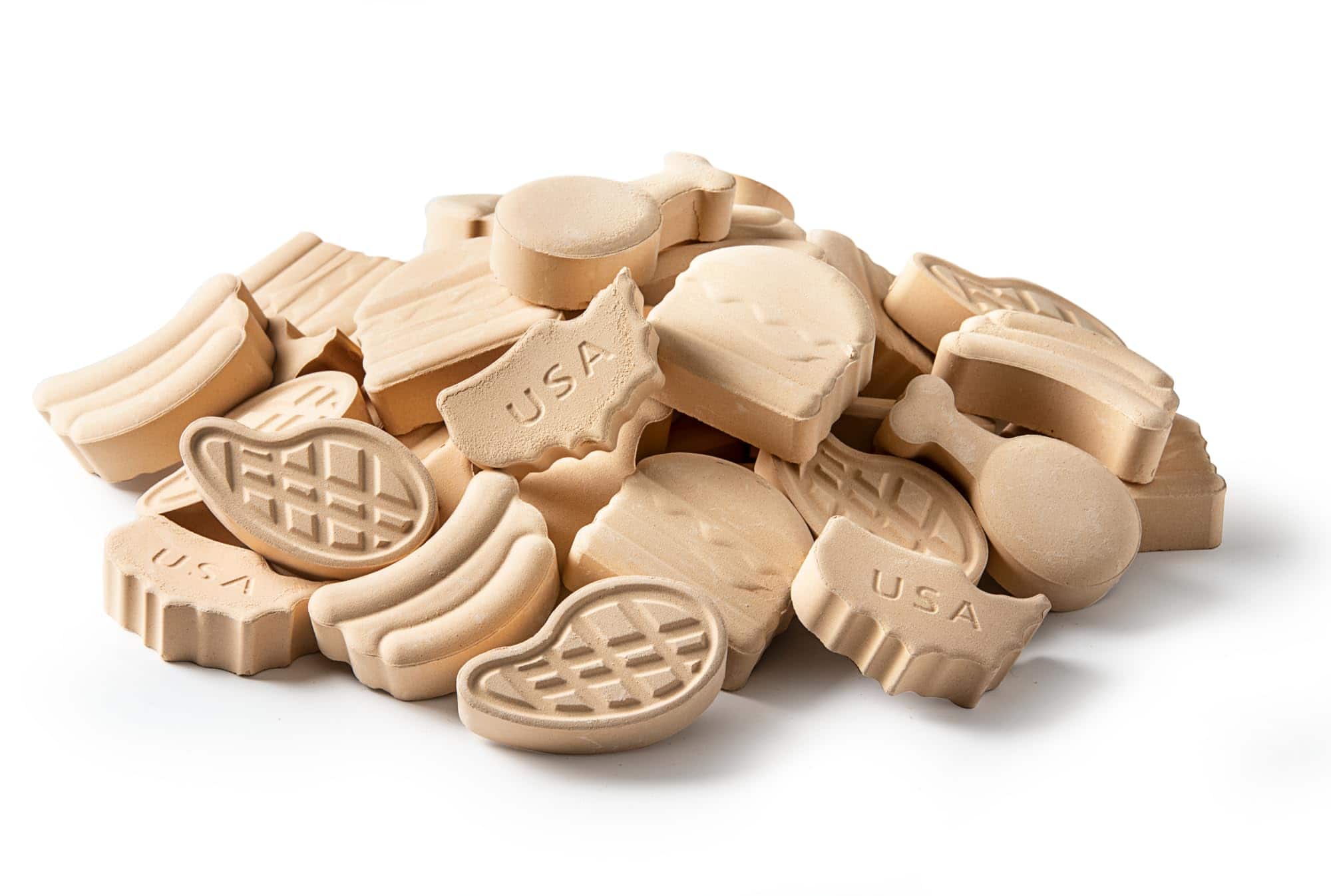 Briquetas de Cerámica para Parrilla 76 Piezas Sustituyen