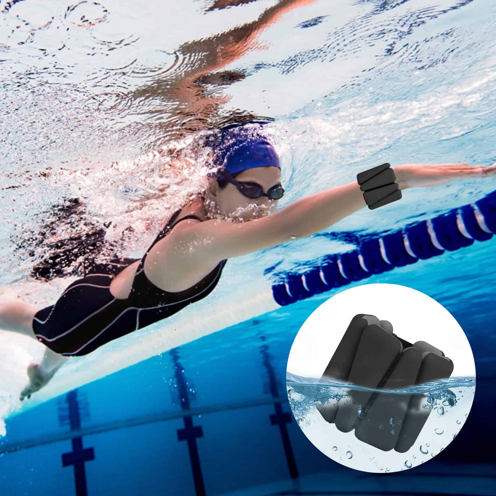 Pesas de muñeca y tobillo Beyoung para -Negro - Imagen 7