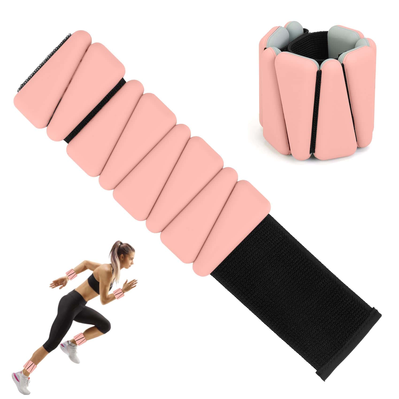 Pesas de muñeca y tobillo Beyoung para -Rosa