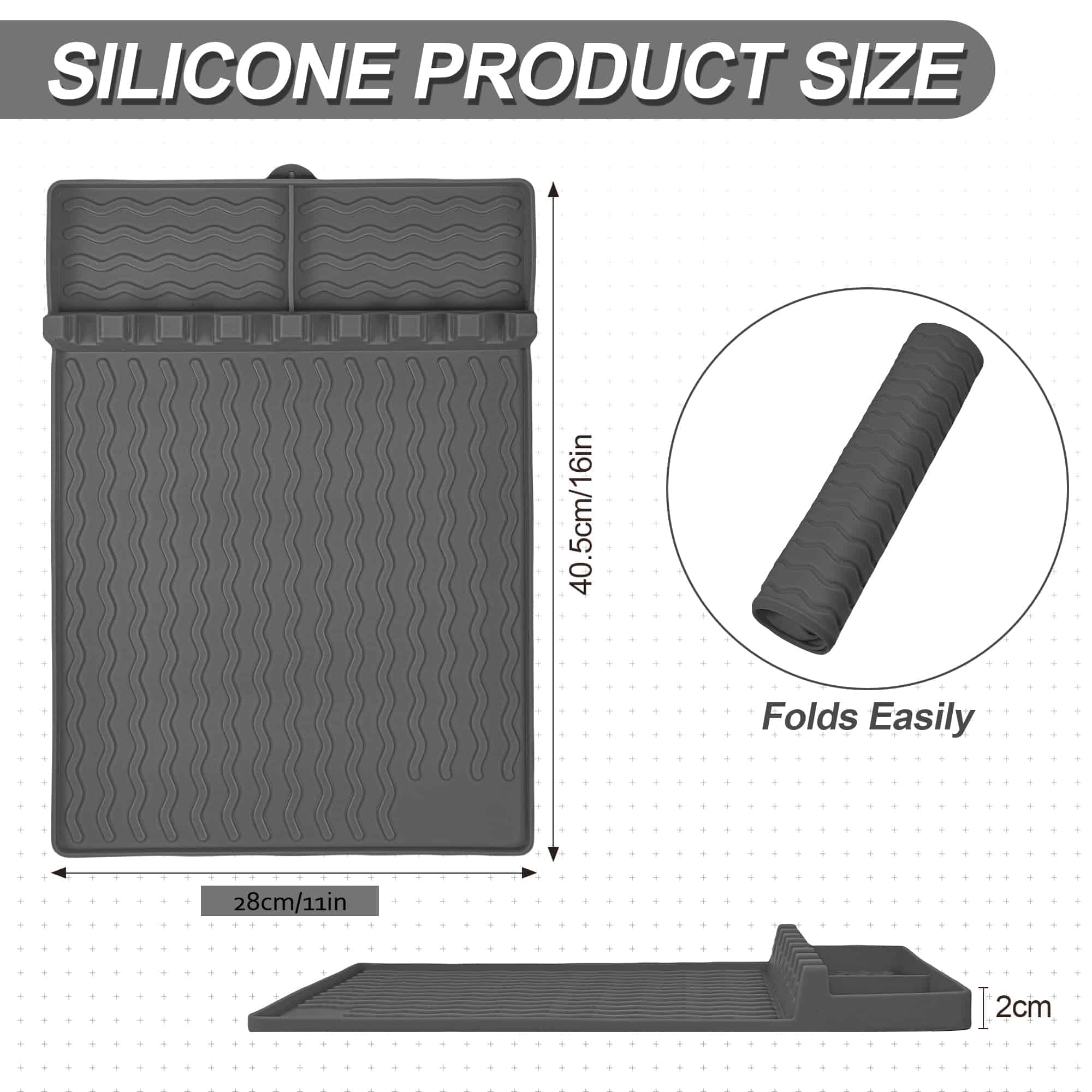 Tapete de Silicona para Estante Lateral de Parrilla para - Imagen 4