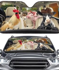 Parasol para parabrisas de carro SUV camión Cattle Driver,