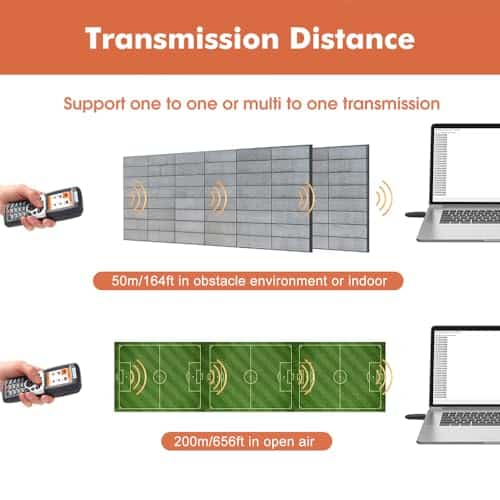 Escáner de códigos de barras inalámbrico - -N4-1D-OR) - Imagen 8