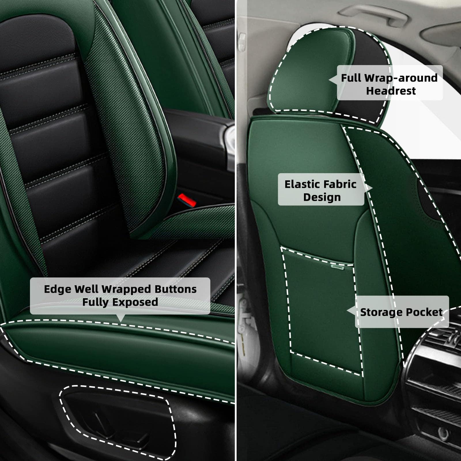 Cubre asientos para Chevy Trax 2015-2024, Protector de - Imagen 3