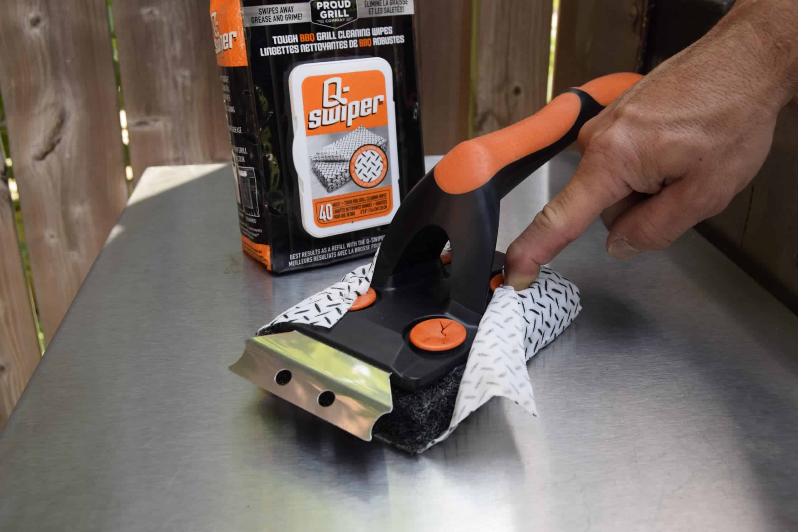 Cepillo para Parrilla Q-Swiper XL con Raspador de Acero - Imagen 7