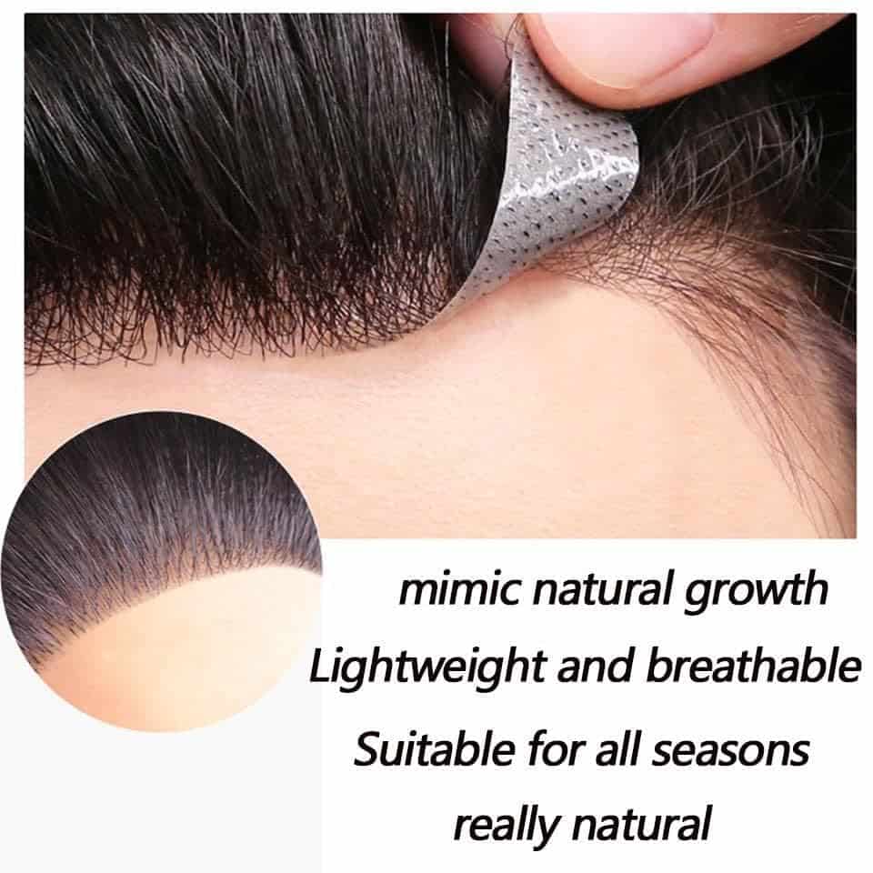 Toupee de Línea de Cabello Frontal para Hombres Voloria - Imagen 4