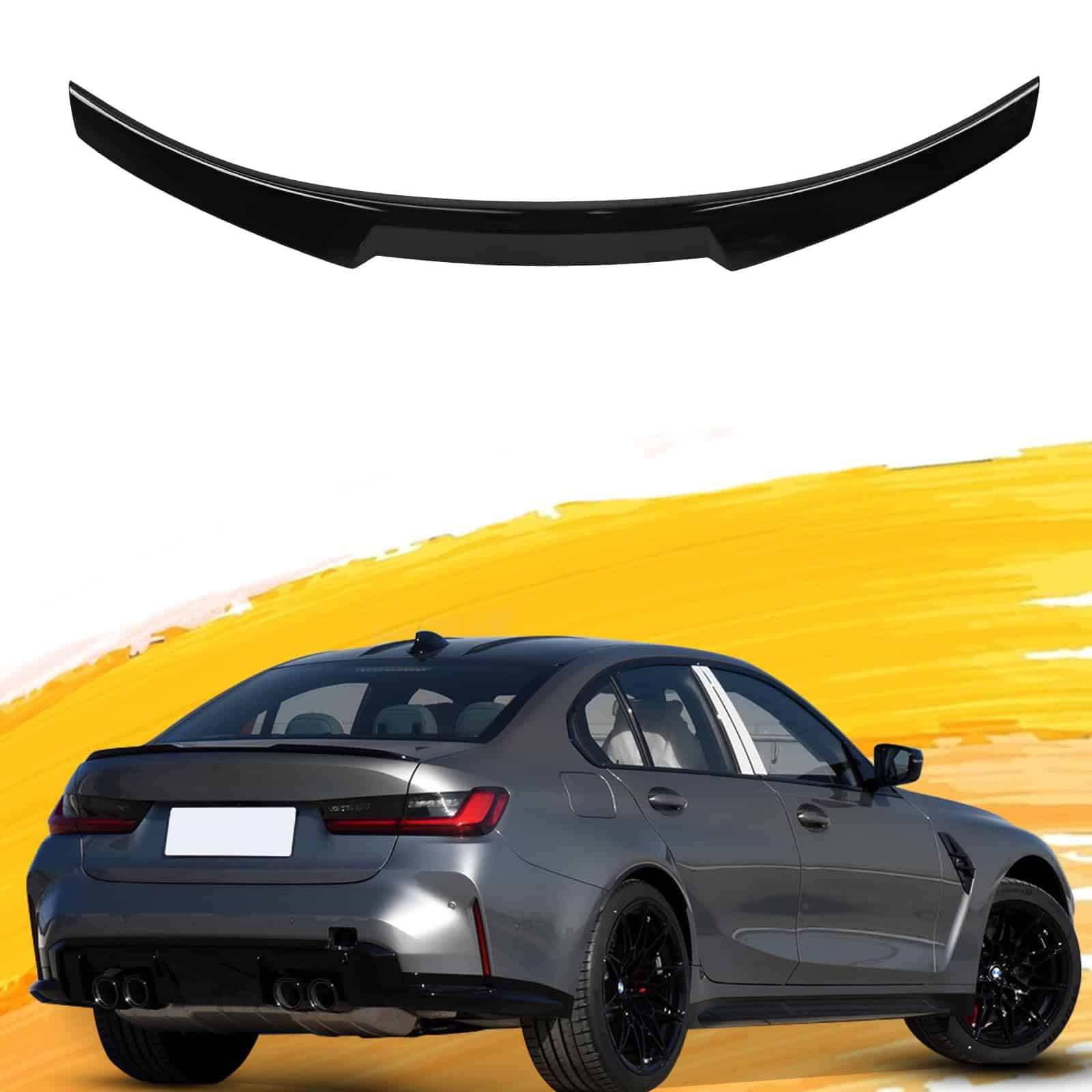 Alerón trasero del maletero AAriguthel compatible con BMW