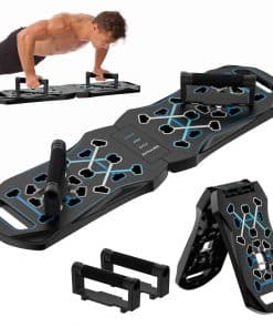 Tablero de Flexiones Fitness 20 en 1 Portátil y Plegable,