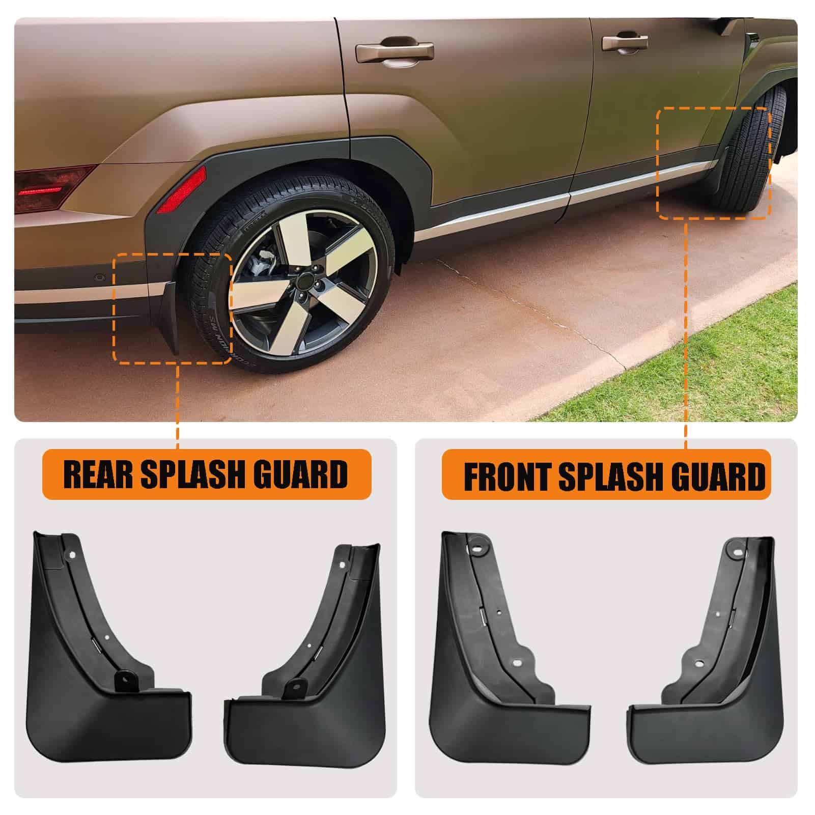 KEAIDAP Llantas de Barro para Hyundai Santa fe 2024 2025 - - Imagen 5