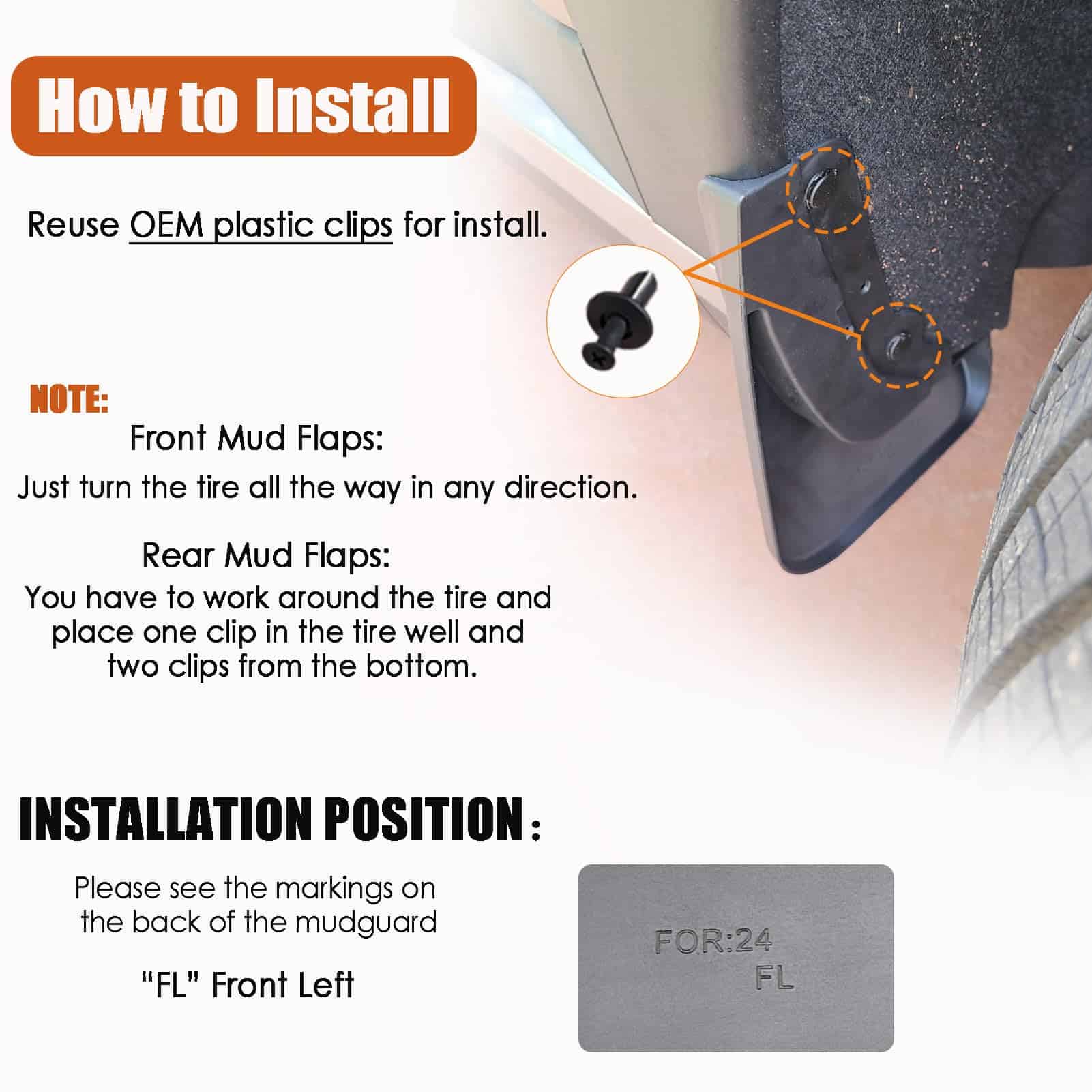 KEAIDAP Llantas de Barro para Hyundai Santa fe 2024 2025 - - Imagen 8