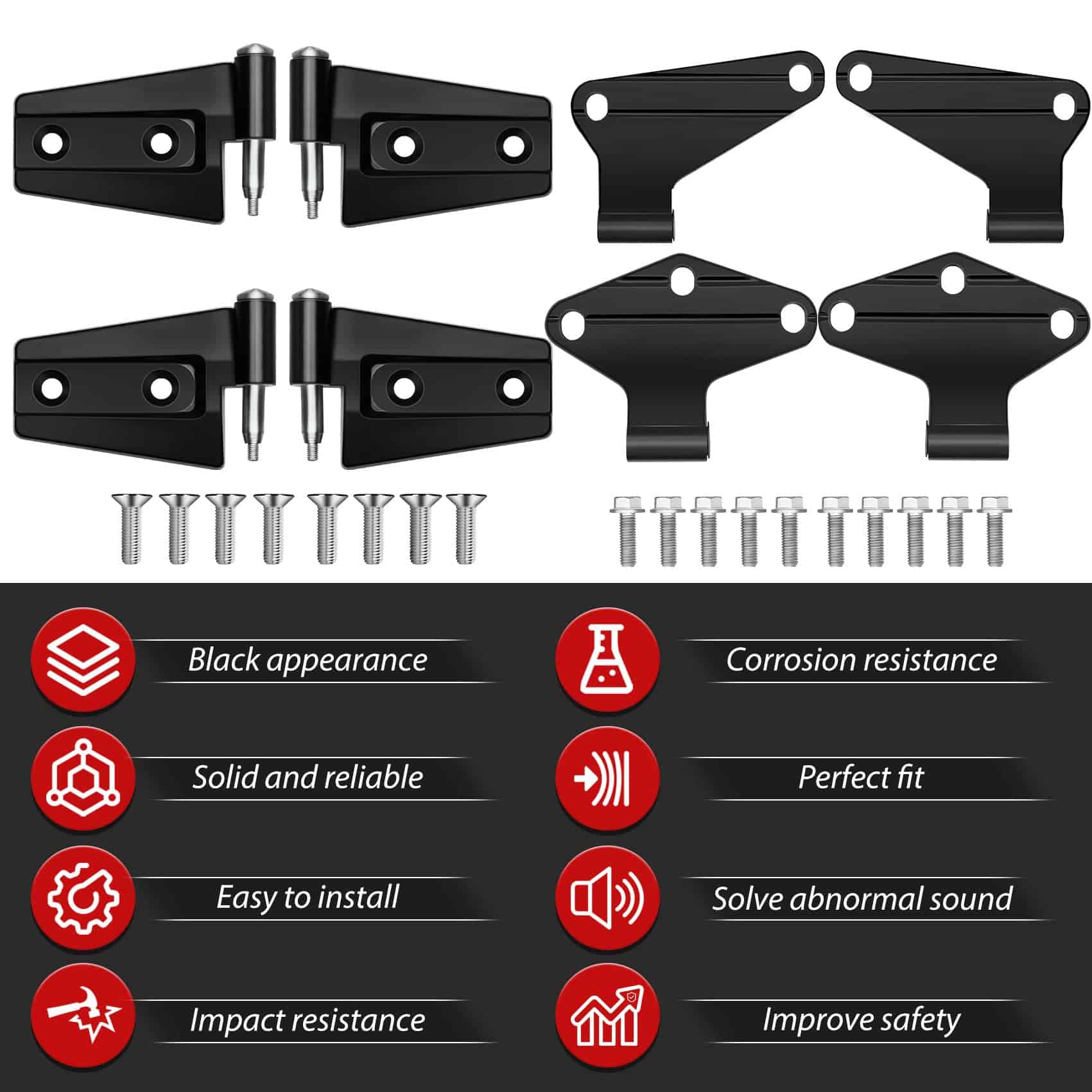 Conjunto de Bisagras para Puerta Jeep Wrangler JK de 2 - Imagen 5