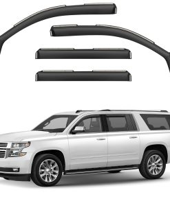 Deflectores de Ventana con Tinte Ahumado en Canal de