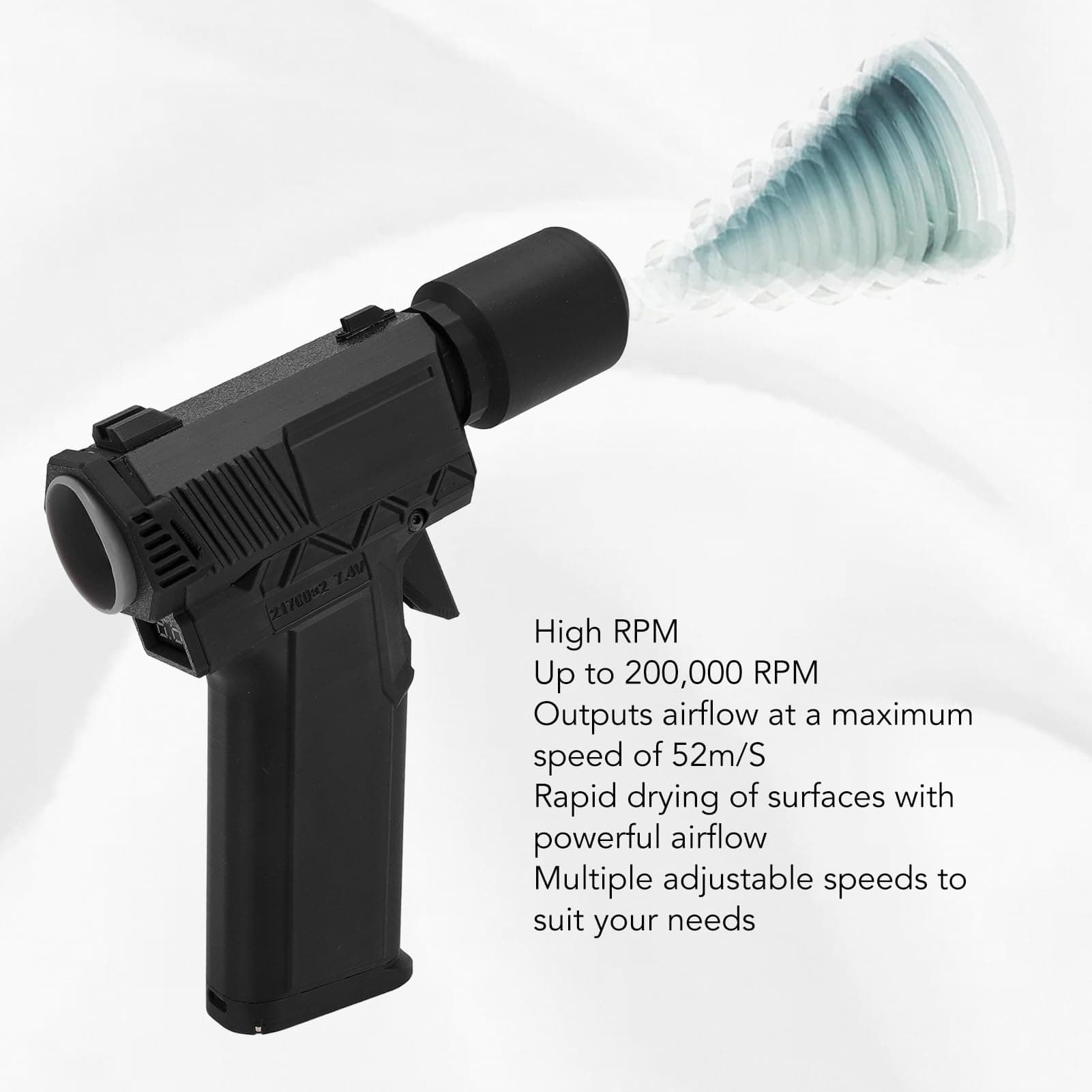 Soplador de Aire Eléctrico, 200000RPM Soplador de Aire - Imagen 10