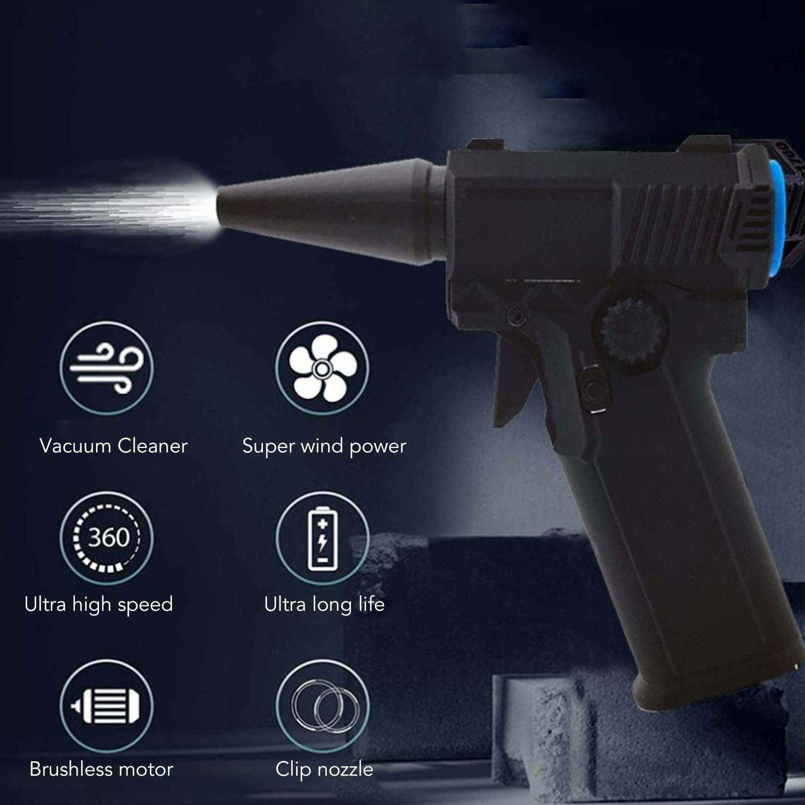 Soplador de Aire Eléctrico, 200000RPM Soplador de Aire - Imagen 7
