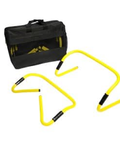 Set de 6 vallas de entrenamiento de velocidad ajustables de