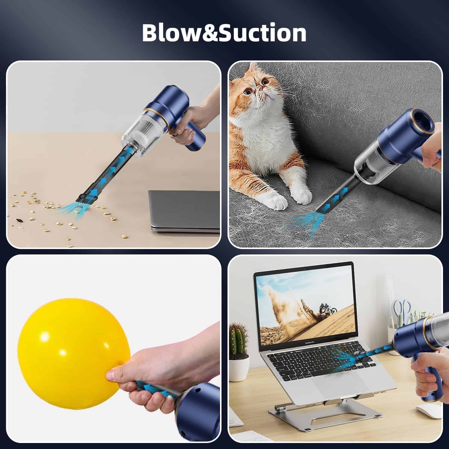 Aspiradora Manual 3 en 1 XBllcyiv, 12000Pa de Alta - Imagen 6