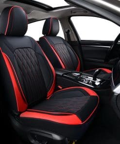 Fundas de Asiento de Coche de Cuero HCDUOGE WAGN Protector