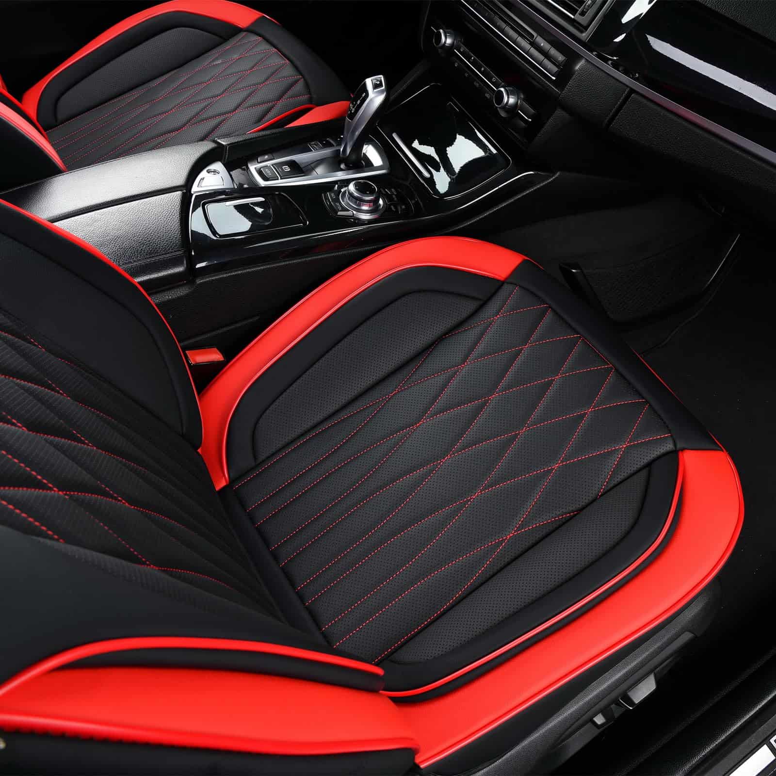 Fundas de Asiento de Coche de Cuero HCDUOGE WAGN Protector - Imagen 3