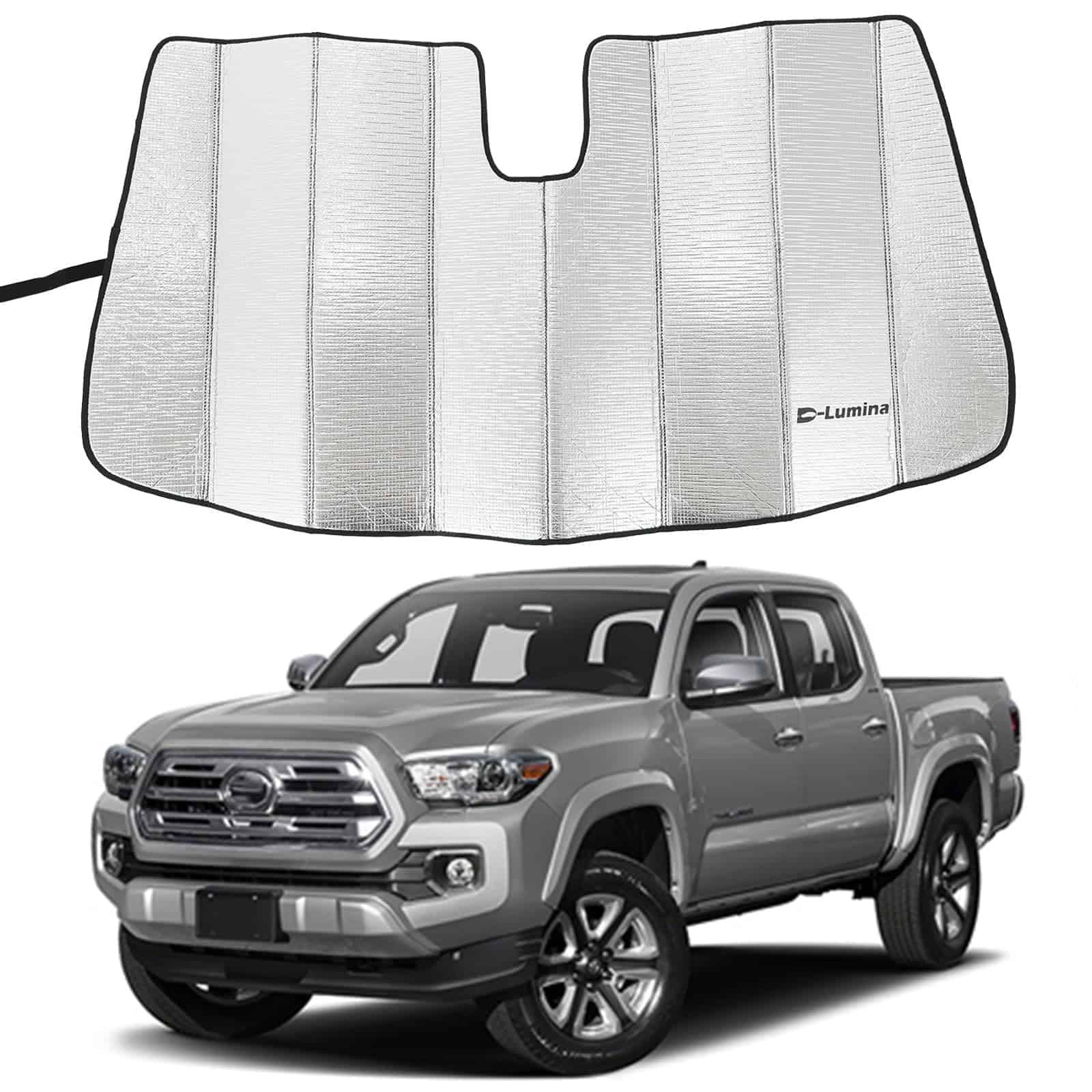 D-Lumina Protector Solar para Parabrisas -Plateado - Compati