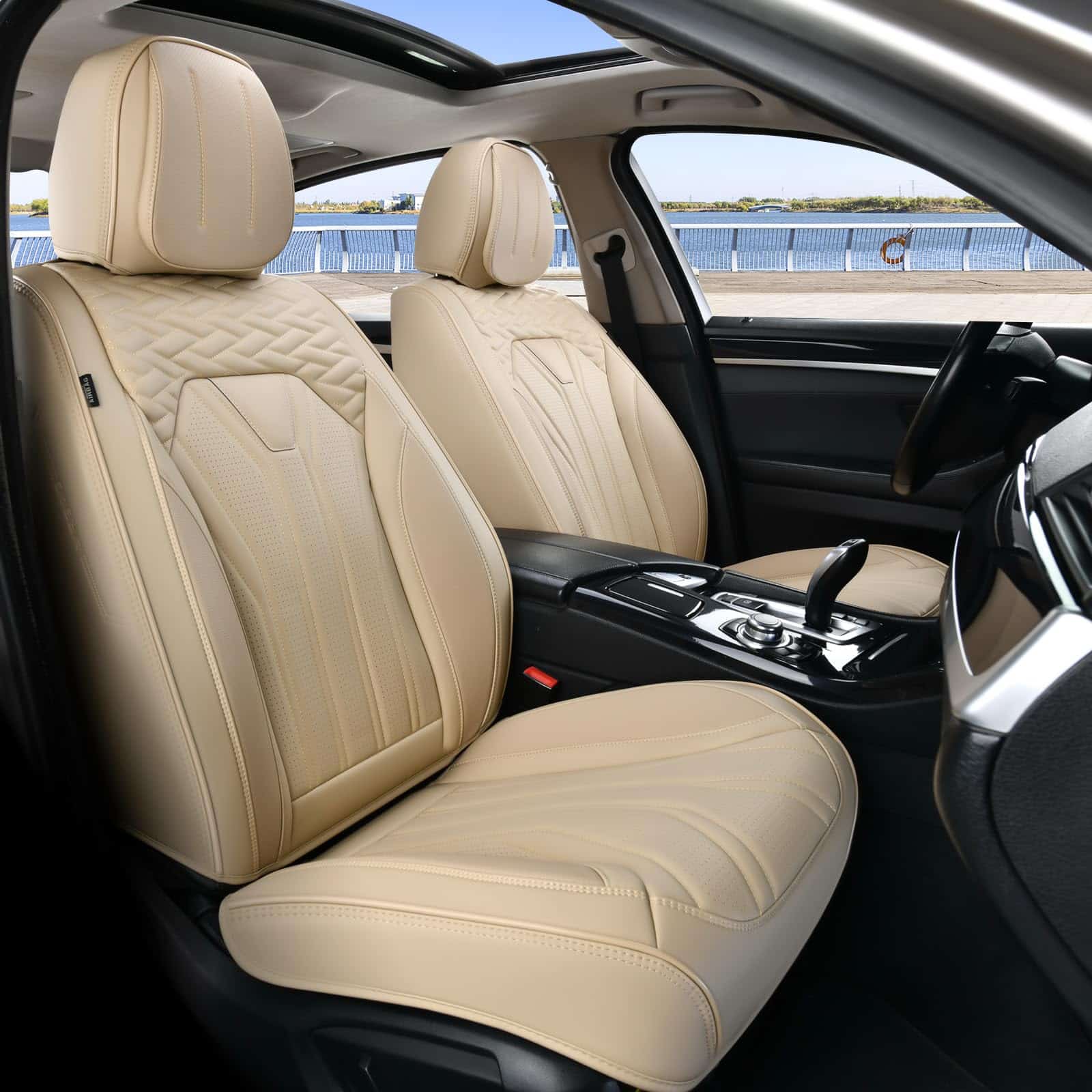 Fundas de Asiento para Coche HCDUOGE WAGN Juego de Fundas