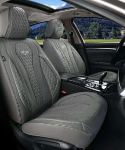 HCDUOGE WAGN Fundas de Asiento de Coche de Cuero