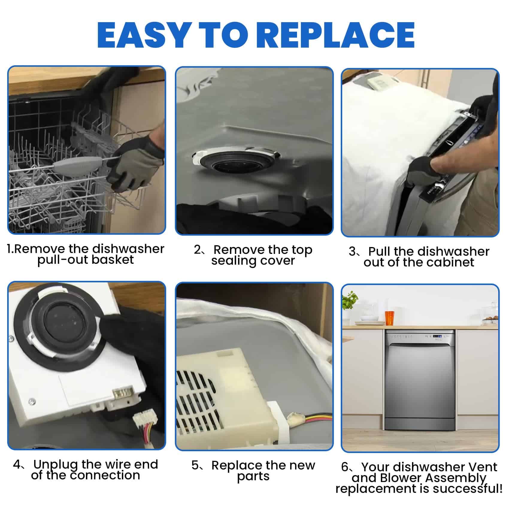 Ensamblaje de ventilación de lavavajillas Upgrade - Imagen 5