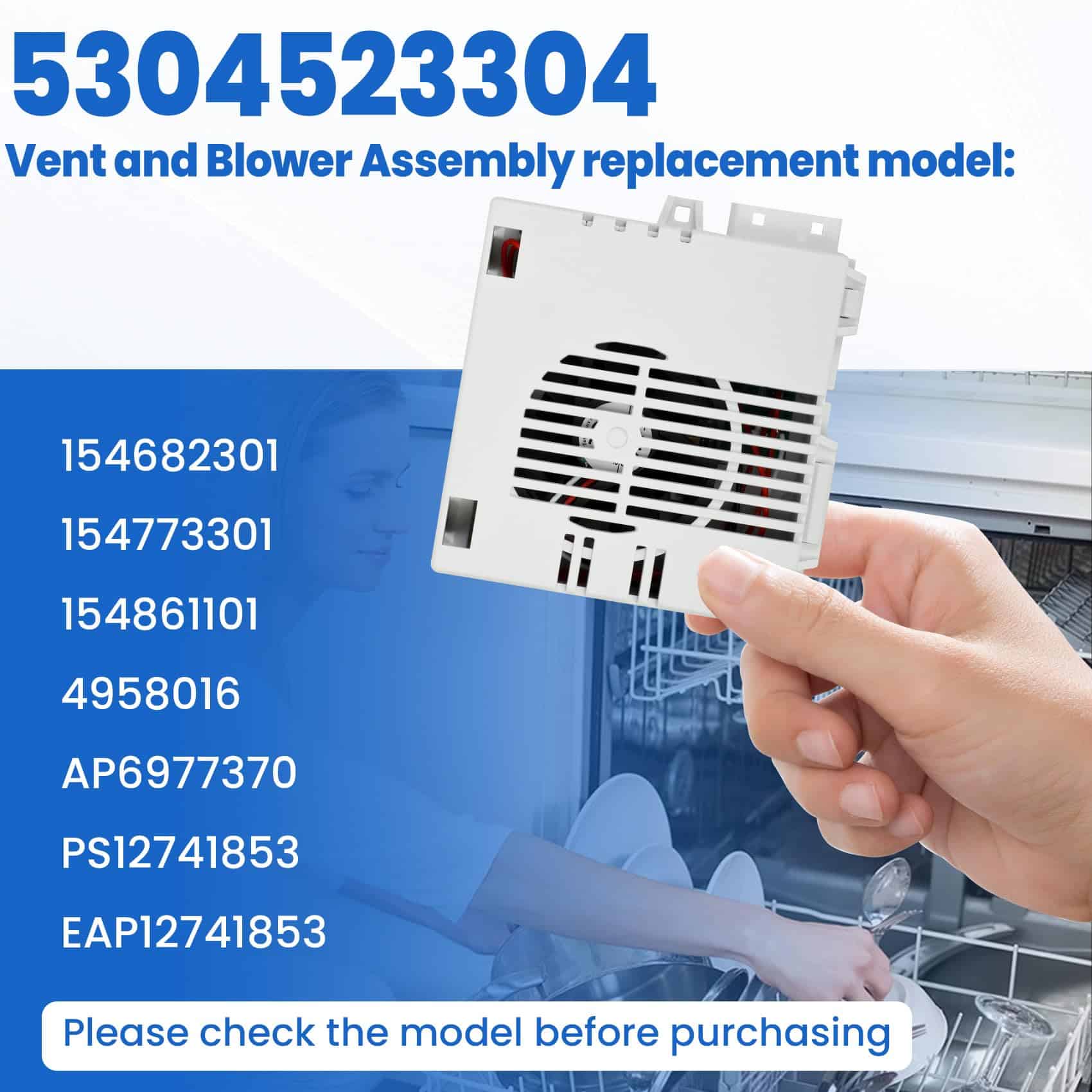 Ensamblaje de ventilación de lavavajillas Upgrade - Imagen 3