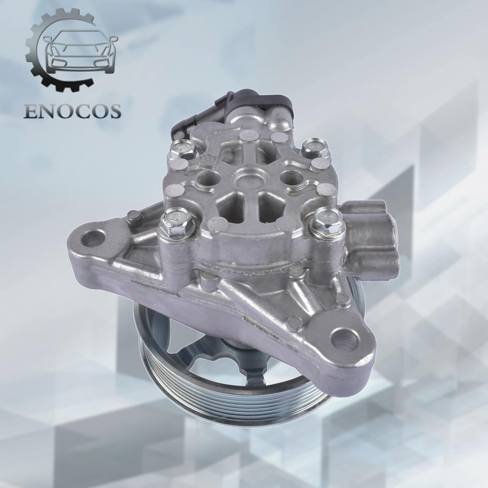 Bomba de asistencia de dirección Enocos 21-5495 con polea - Imagen 6