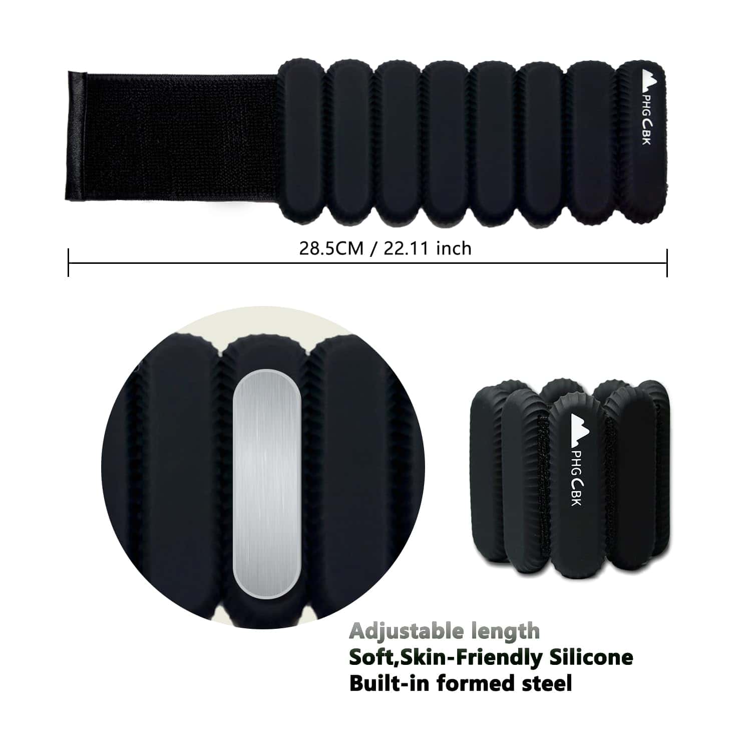 Pesas de Muñeca y Tobillo de 2 Libras para Mujeres - Juego - Imagen 7