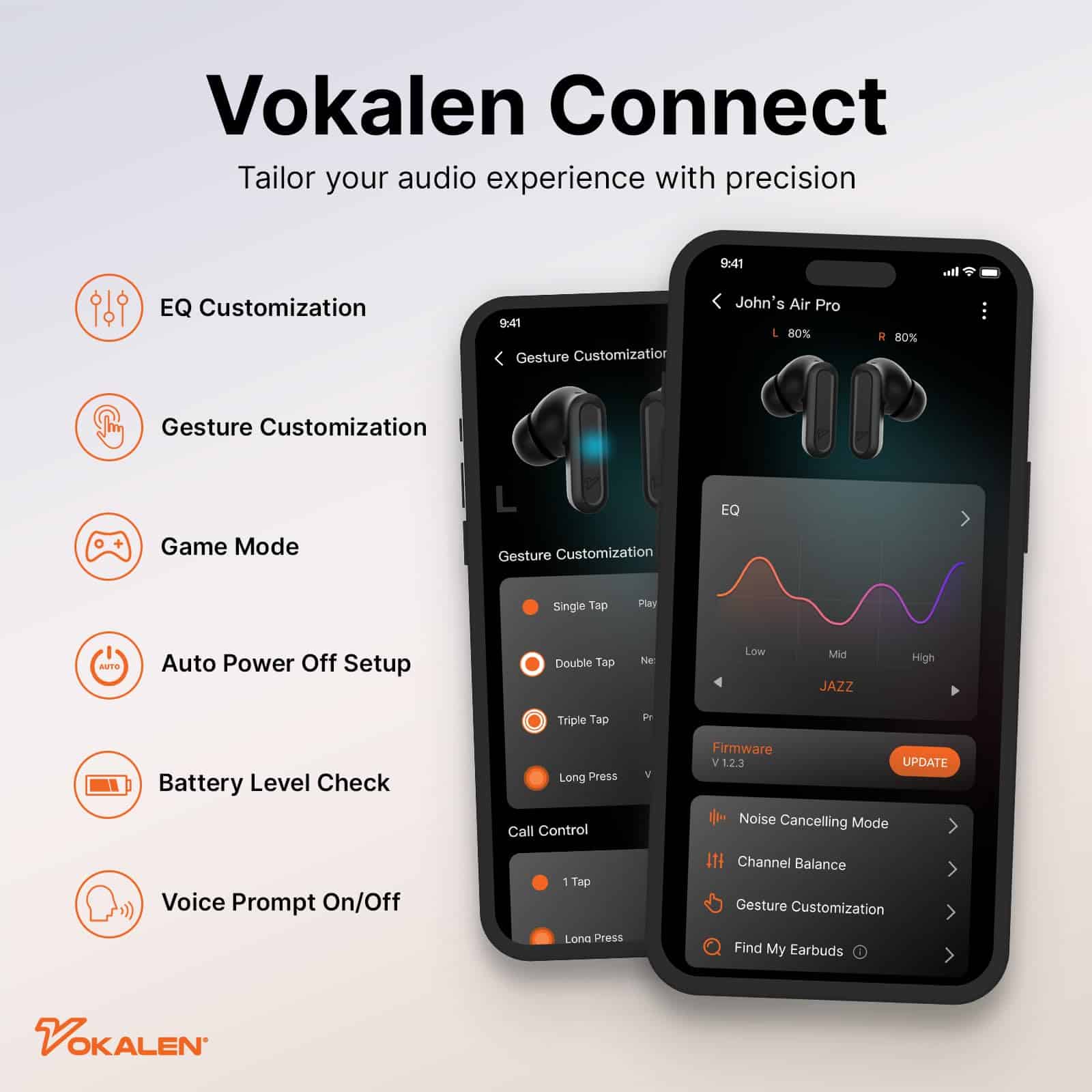 Audífonos inalámbricos VOKALEN Air Pro True Hybrid Active - Imagen 10
