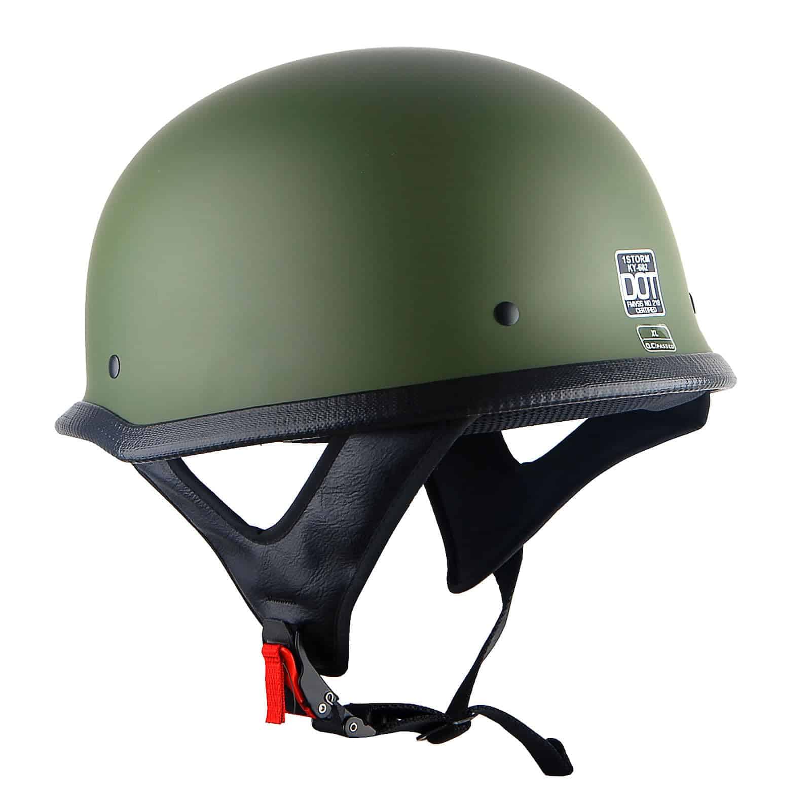 Casco de motocicleta 1Storm de estilo alemán con media - Imagen 9